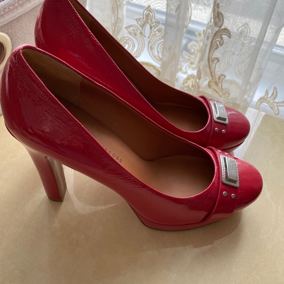 Marc by Marc Jacobs red platform pamp - Picture 4 of 7